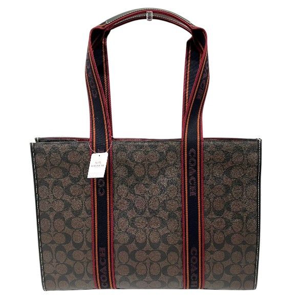 Coach Coach Coach Signature PVC Tote Bag Plastic / Synthetic Tote Bag CM865 DUTY FREE for USA Size ONE SIZE - 2 Thumbnail