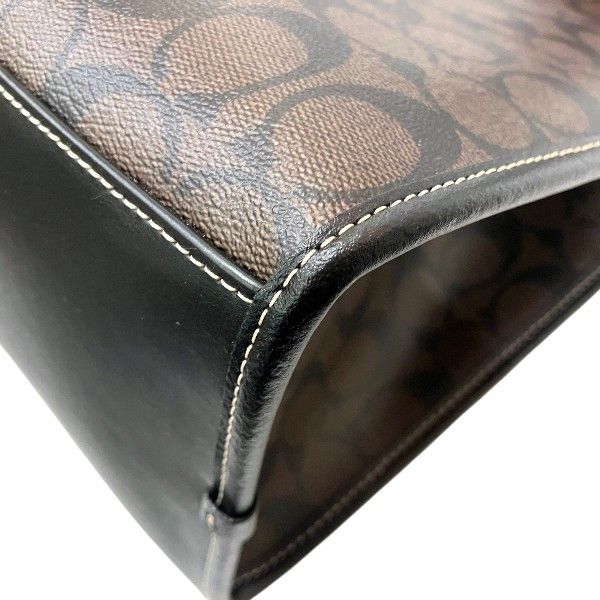 Coach Coach Coach Signature PVC Tote Bag Plastic / Synthetic Tote Bag CM865 DUTY FREE for USA Size ONE SIZE - 6 Thumbnail