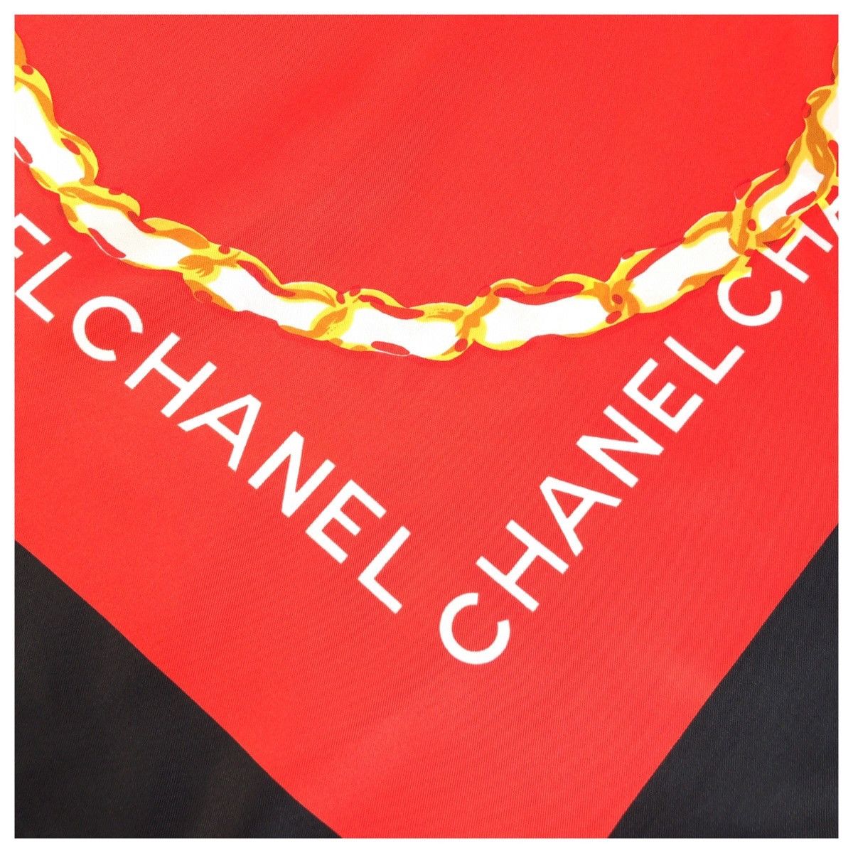 Chanel Chanel Chanel Silk Scarf Textile Scarf DUTY FREE for USA Size ONE SIZE - 4 Thumbnail