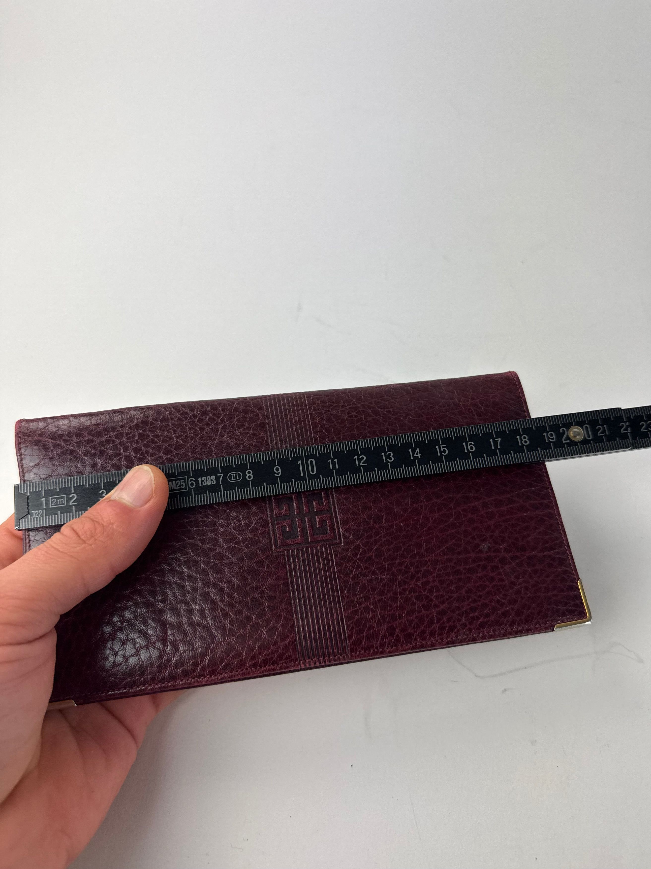 Givenchy Vintage Leather Card / ID Holder Purple Size ONE SIZE - 7 Thumbnail