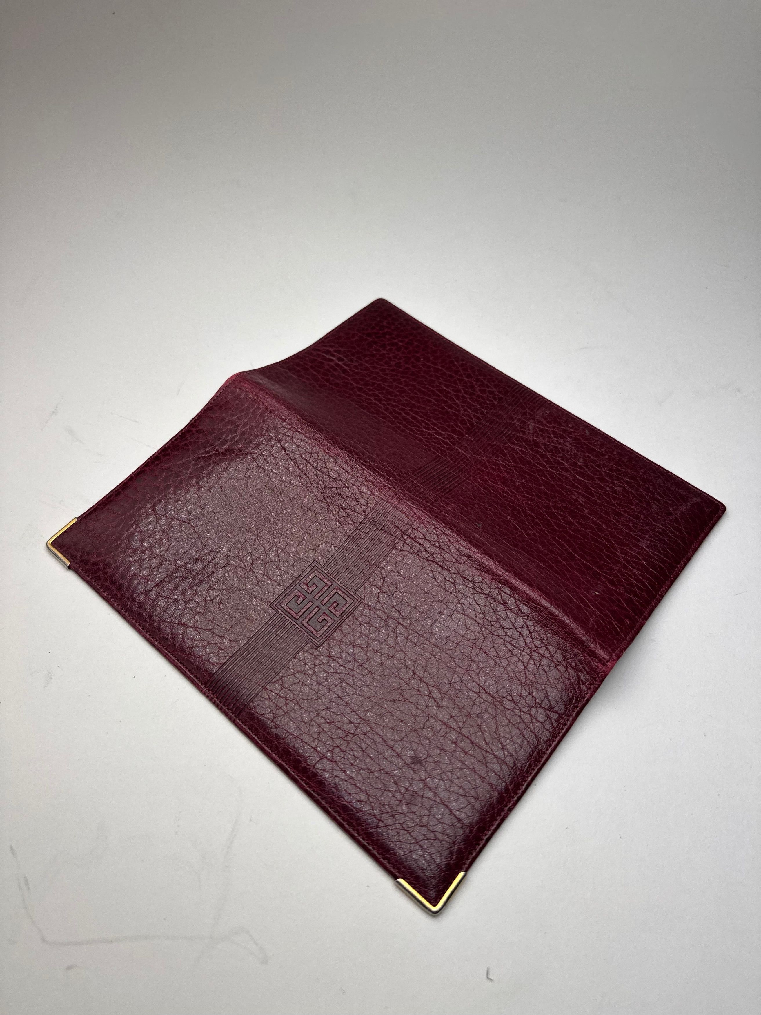 Givenchy Vintage Leather Card / ID Holder Purple Size ONE SIZE - 6 Thumbnail