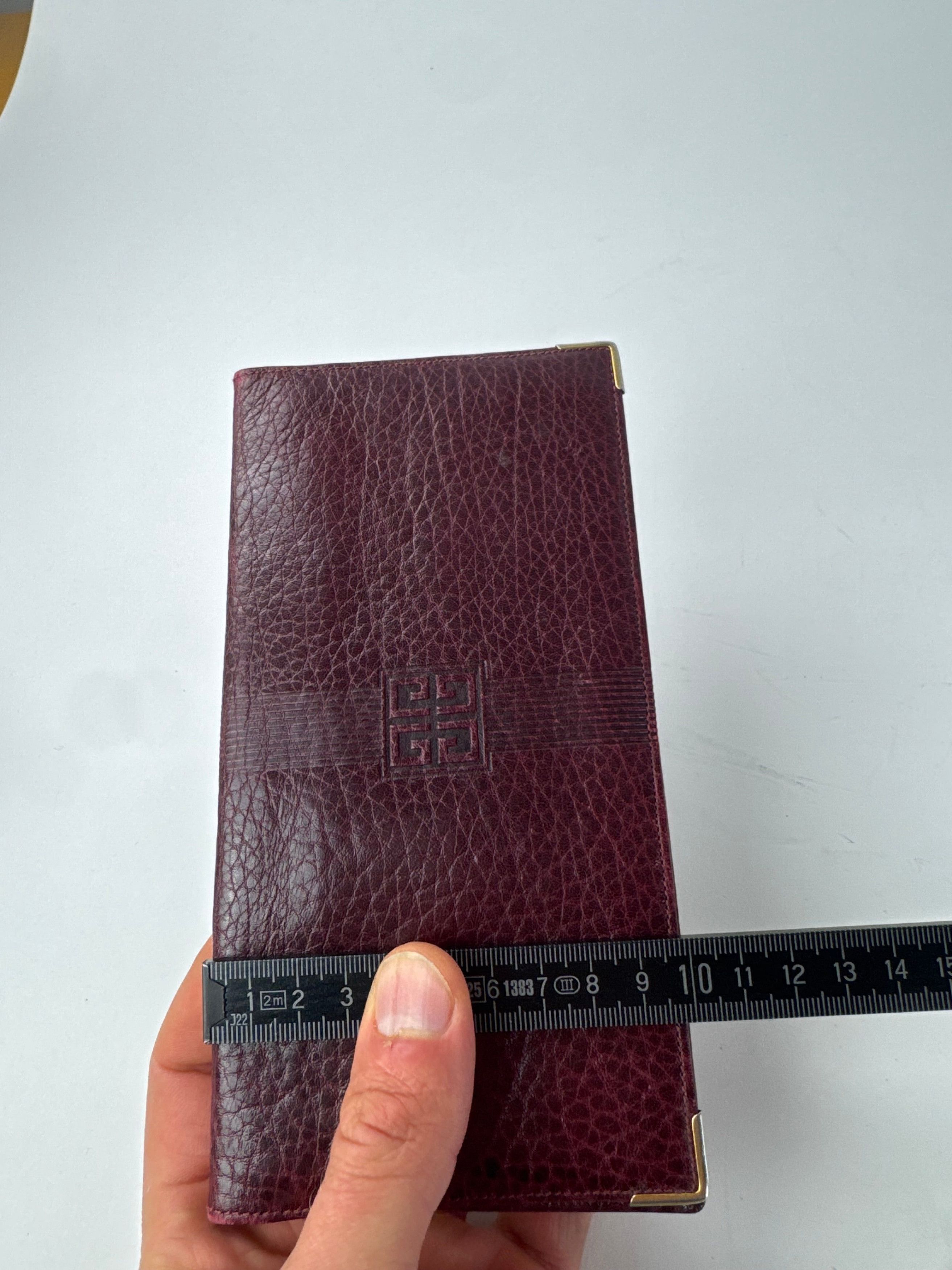 Givenchy Vintage Leather Card / ID Holder Purple Size ONE SIZE - 8 Thumbnail