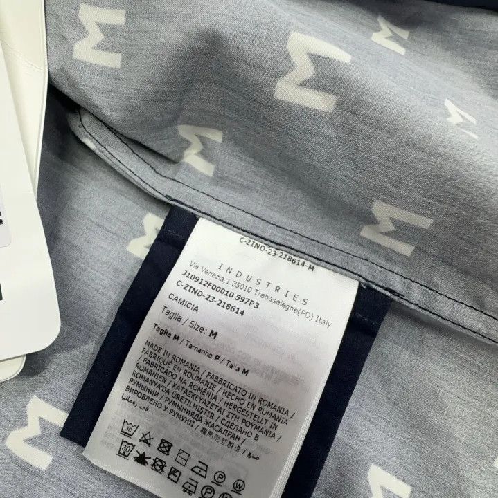 Moncler Moncler Men's Letter Print Short Sleeve Shirt Size US M / EU 48-50 / 2 - 5 Thumbnail