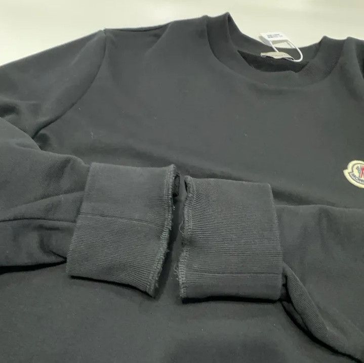 Moncler Moncler Logo Patch Loose Crewneck Sweatshirt Size US L / EU 52-54 / 3 - 11 Thumbnail