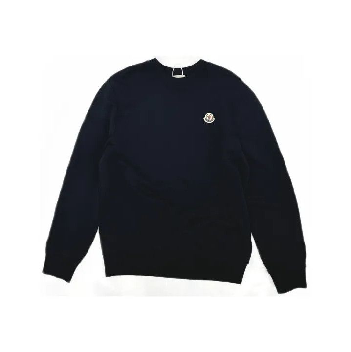 Moncler Moncler Logo Patch Loose Crewneck Sweatshirt Size US L / EU 52-54 / 3 - 2 Thumbnail