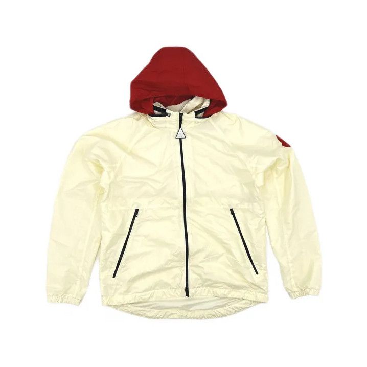 Moncler Moncler Men's White Printed Zip Stand Collar Jacket Size US S / EU 44-46 / 1 - 2 Thumbnail