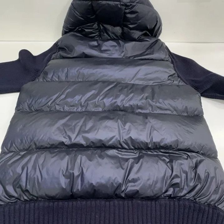 Moncler Moncler Small Logo Knit Spliced Jacket Size US L / EU 52-54 / 3 - 16 Thumbnail