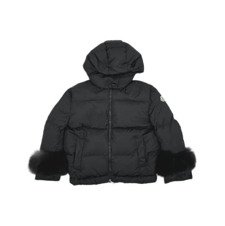 Moncler Moncler Black Unisex Hooded Zip Winter Jacket Size US XXS / EU 40 - 2 Thumbnail