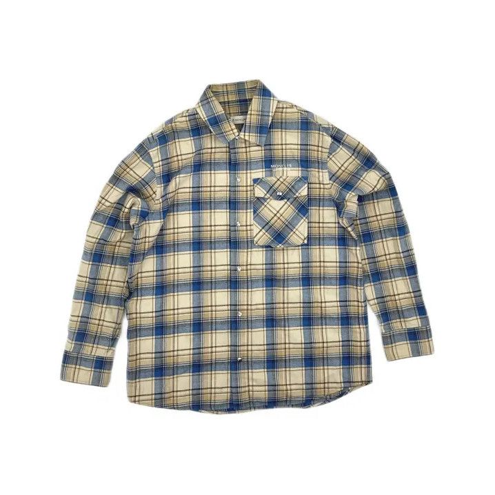 Moncler Moncler FW22 Men's Beige Plaid Long-Sleeve Shirt Size US S / EU 44-46 / 1 - 2 Thumbnail