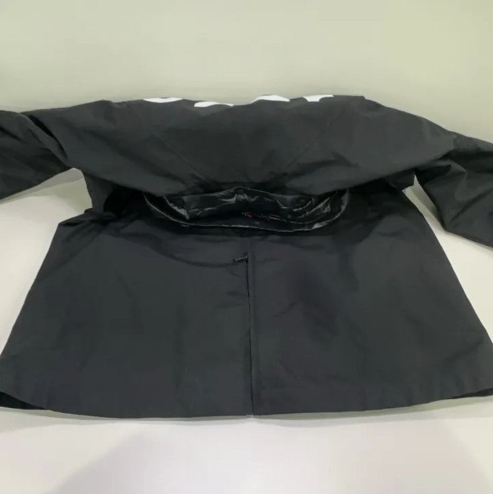 Moncler Moncler Logo Print Hooded Zip Mid-Length Jacket Size US S / EU 44-46 / 1 - 12 Thumbnail
