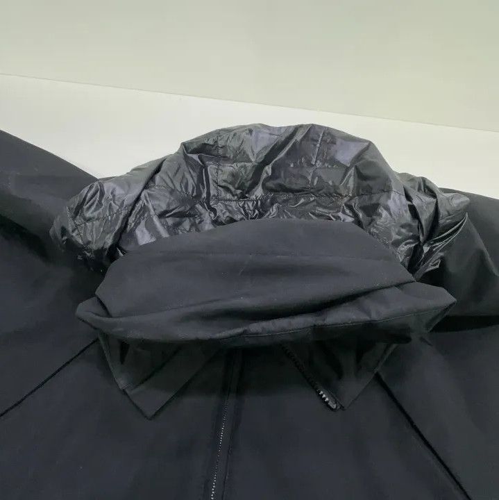 Moncler Moncler Logo Print Hooded Zip Mid-Length Jacket Size US S / EU 44-46 / 1 - 7 Thumbnail
