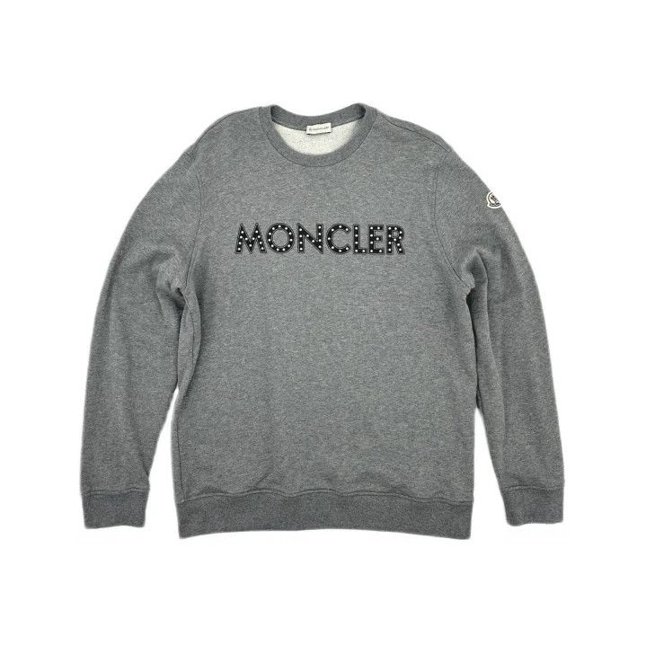 Moncler Moncler FW22 Men's Logo Print Crewneck Sweatshirt Size US XL / EU 56 / 4 - 2 Thumbnail