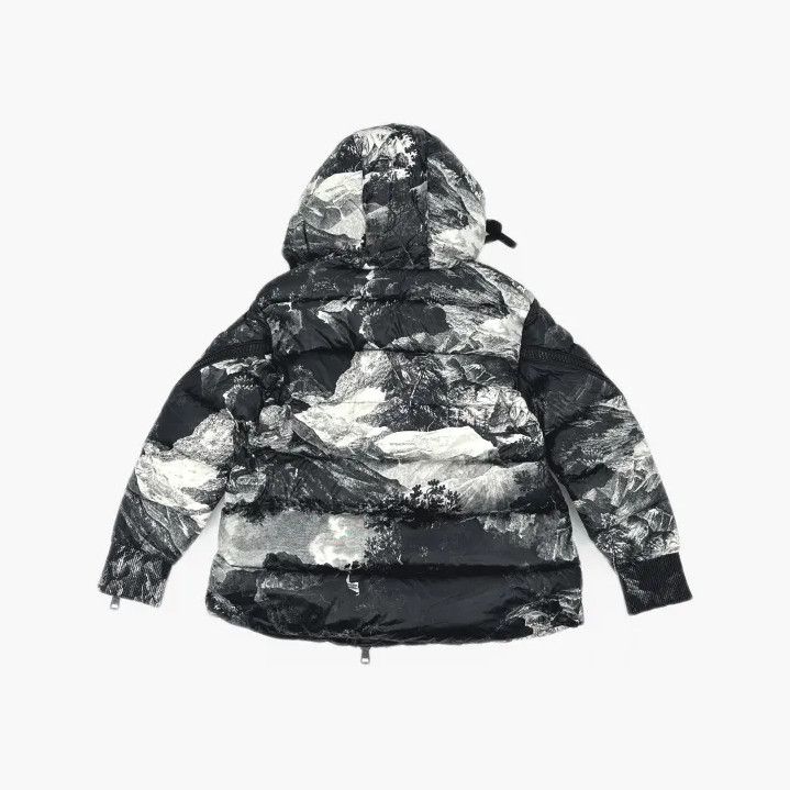 Moncler Moncler Mountain Print Warm Puffer Jacket Size US XXS / EU 40 - 3 Thumbnail