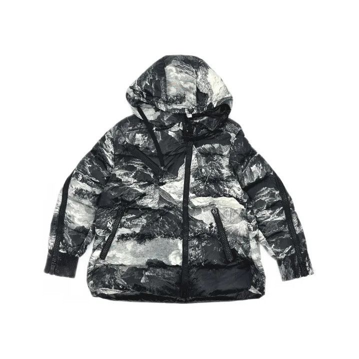 Moncler Moncler Mountain Print Warm Puffer Jacket Size US XXS / EU 40 - 2 Thumbnail