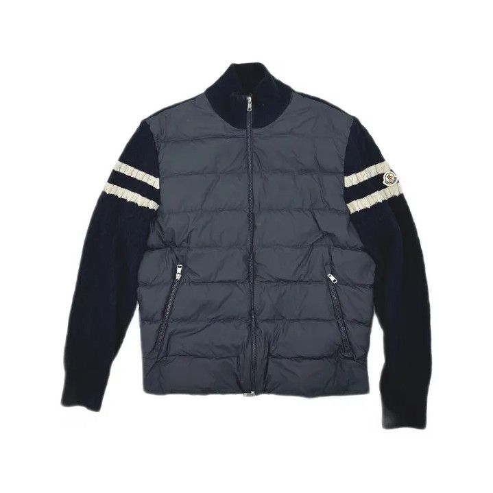 Moncler Moncler FW24 Padded Zip Wool Cardigan Down Jacket Size US XL / EU 56 / 4 - 2 Thumbnail