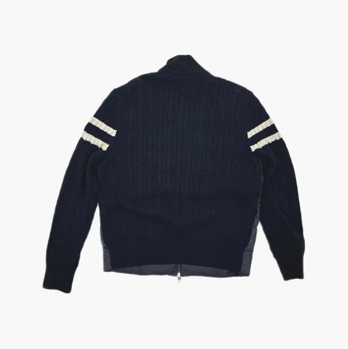 Moncler Moncler FW24 Padded Zip Wool Cardigan Down Jacket Size US XL / EU 56 / 4 - 3 Thumbnail