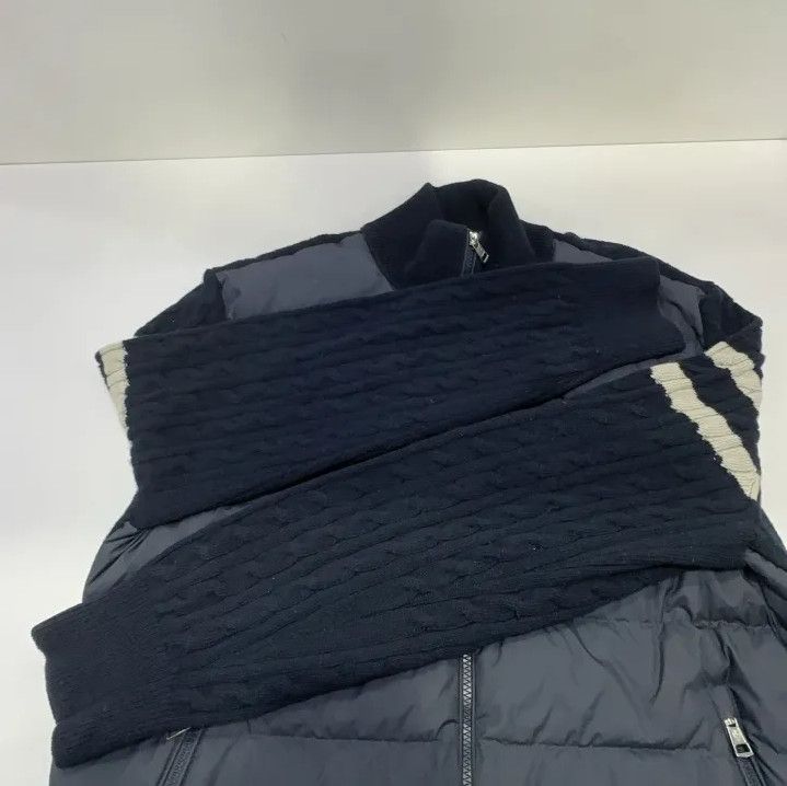 Moncler Moncler FW24 Padded Zip Wool Cardigan Down Jacket Size US XL / EU 56 / 4 - 11 Thumbnail