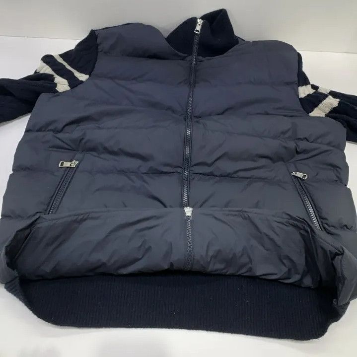 Moncler Moncler FW24 Padded Zip Wool Cardigan Down Jacket Size US XL / EU 56 / 4 - 9 Thumbnail