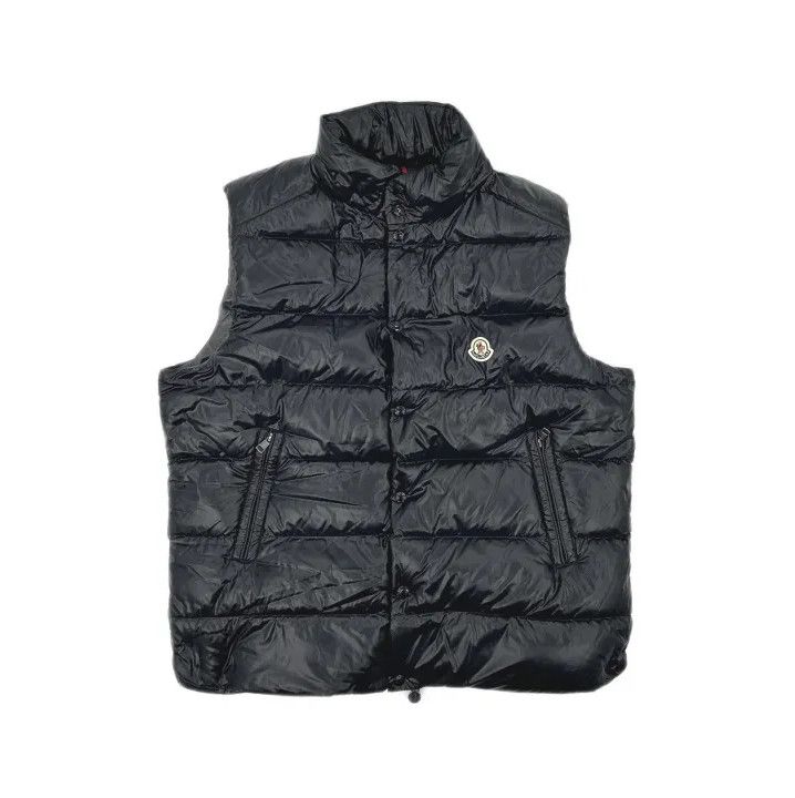 Moncler Moncler Tibb Series Goose Down Logo High Neck Vest Size US S / EU 44-46 / 1 - 2 Thumbnail