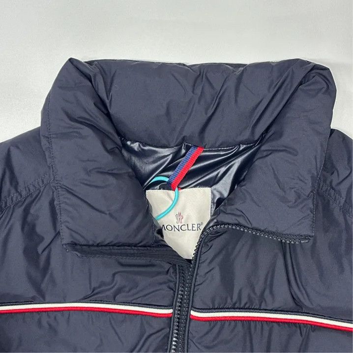 Moncler Moncler Bouvaque Striped Short Zip Down Jacket Size US M / EU 48-50 / 2 - 5 Thumbnail