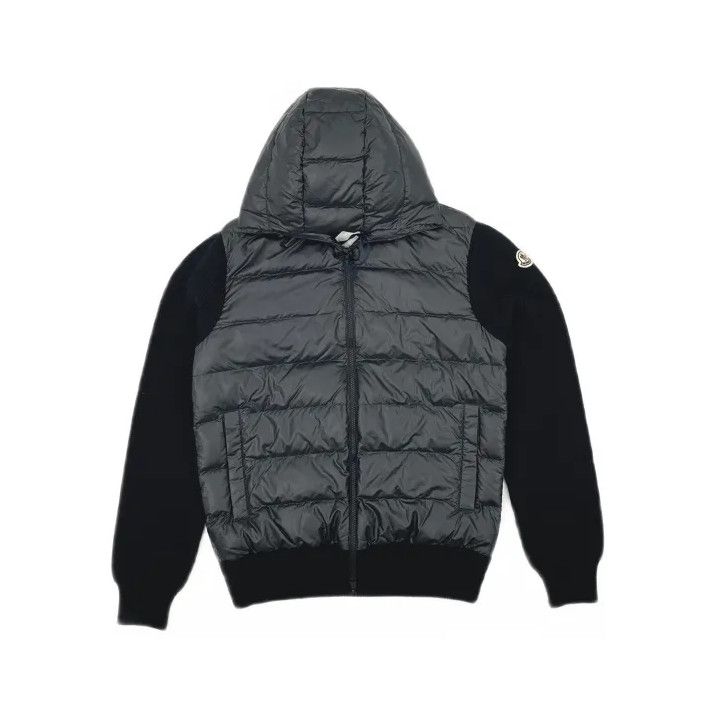 Moncler Moncler Padded Hooded Long Sleeve Zip Cardigan Size US L / EU 52-54 / 3 - 2 Thumbnail