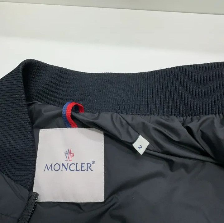 Moncler Moncler MOUNIER SS24 Striped Down Bomber Jacket Size US S / EU 44-46 / 1 - 3 Thumbnail