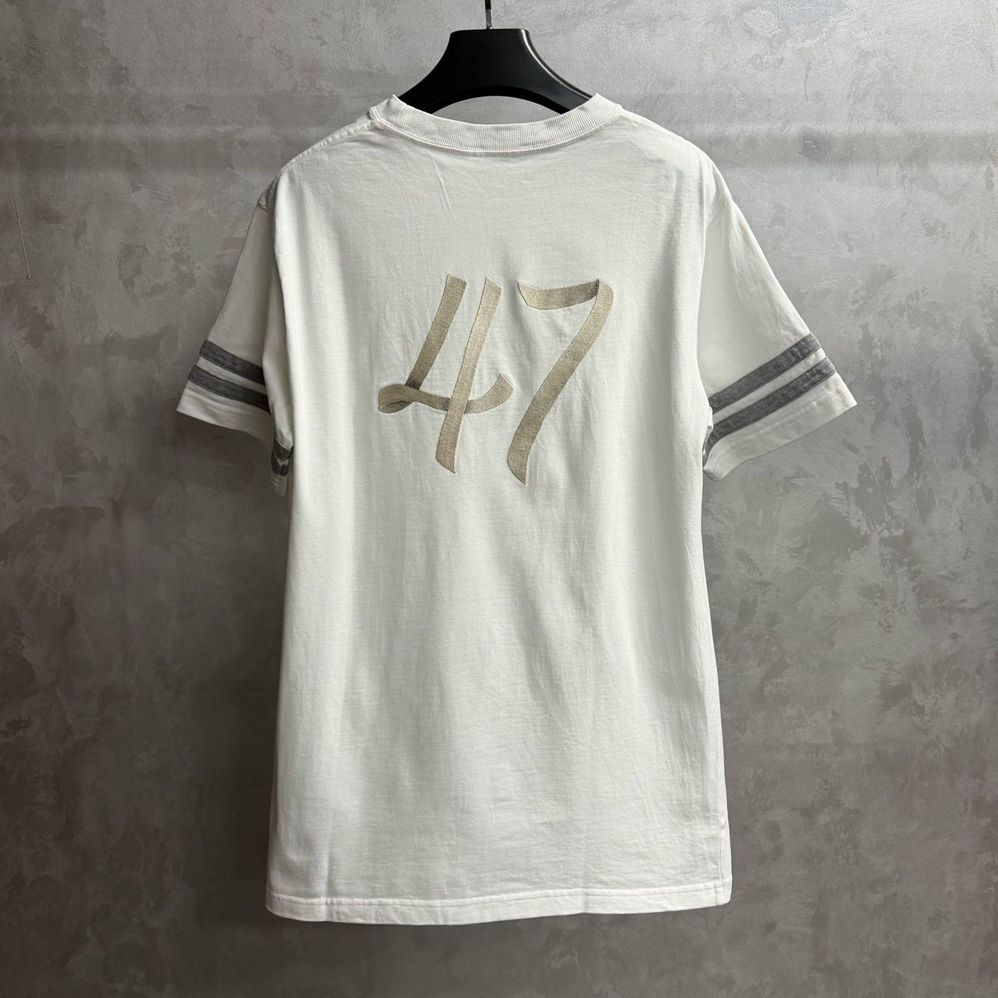 Dior Dior White Logo Stripe Short-Sleeve T-shirt Size US M / EU 48-50 / 2 - 2 Thumbnail