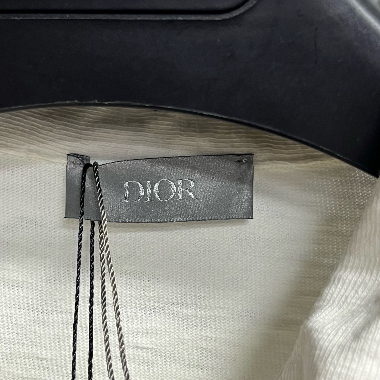 Dior Dior White Logo Print Short-Sleeve Polo Size US L / EU 52-54 / 3 - 3 Thumbnail
