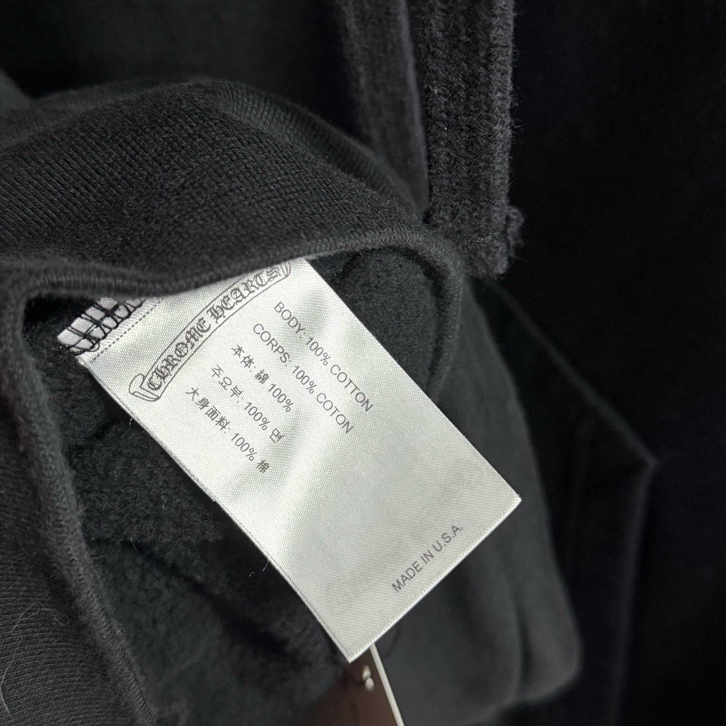 Chrome Hearts Chrome Hearts Black Letter Print Hoodie Size US M / EU 48-50 / 2 - 4 Thumbnail