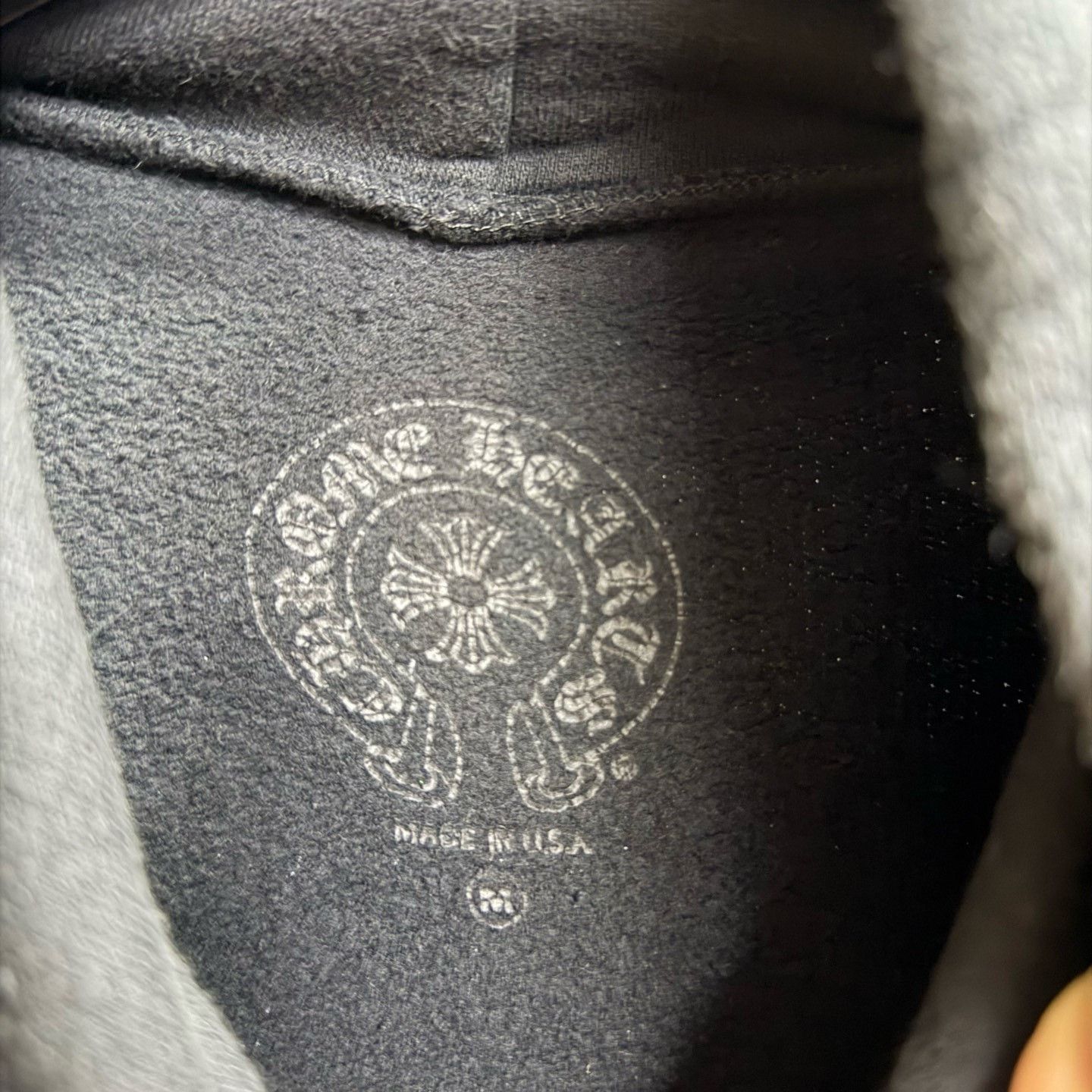 Chrome Hearts Chrome Hearts Black Letter Print Hoodie Size US M / EU 48-50 / 2 - 3 Thumbnail