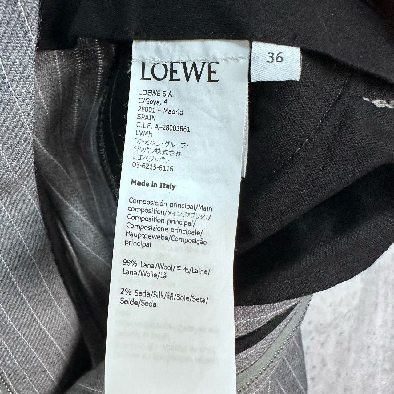 Loewe Loewe Women's Large Logo Oversized High Waist Harem Pants Size 36" / US 14 / IT 50 - 5 Thumbnail