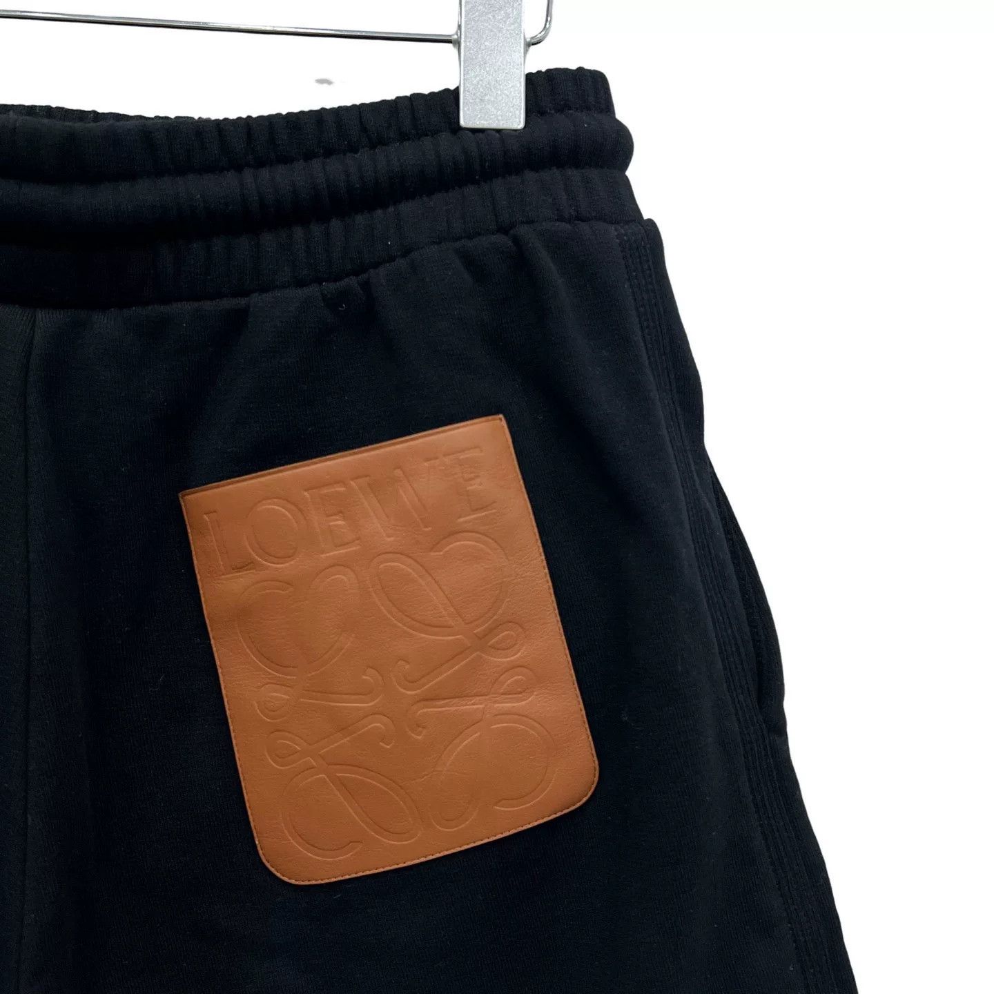 Loewe Loewe Leather Patch Black Shorts XS Size 22" - 3 Thumbnail