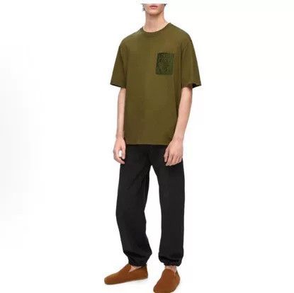Loewe Loewe Embroidered Pocket Short-Sleeve T-Shirt Size US M / EU 48-50 / 2 - 6 Thumbnail