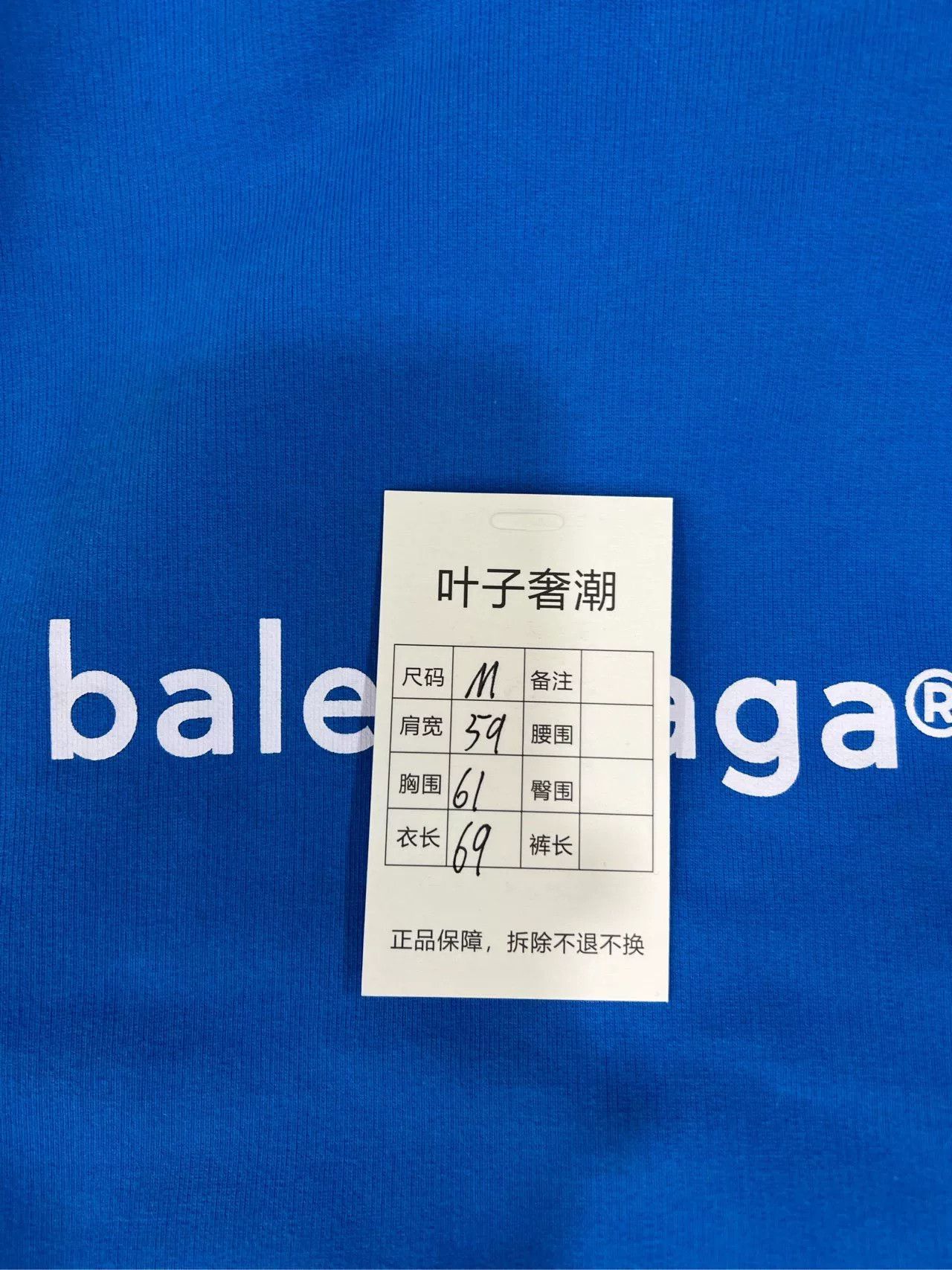 Balenciaga Balenciaga Klein Blue Logo Hoodie Size US M / EU 48-50 / 2 - 7 Thumbnail
