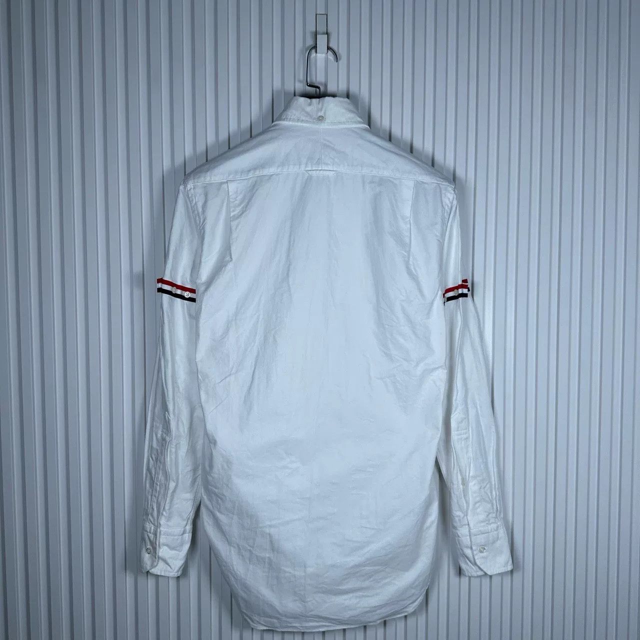 Thom Browne Thom Browne White Stripe Shirt Size US S / EU 44-46 / 1 - 2 Thumbnail