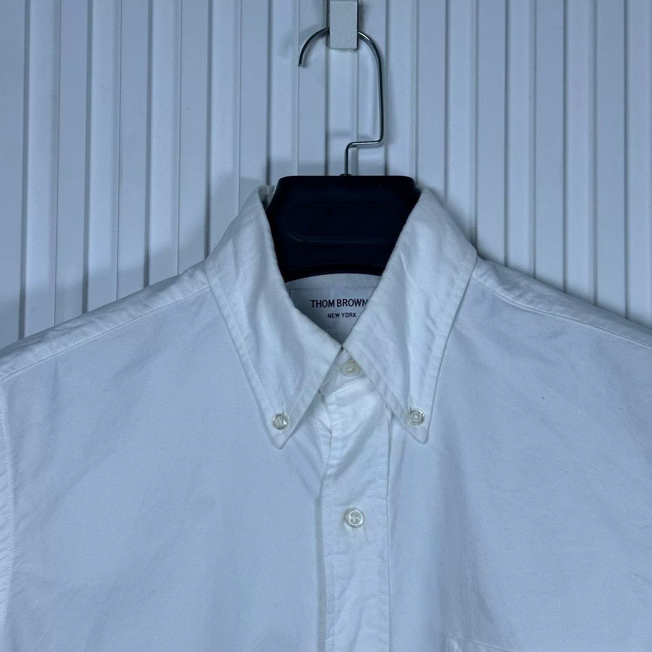 Thom Browne Thom Browne White Stripe Shirt Size US S / EU 44-46 / 1 - 4 Thumbnail