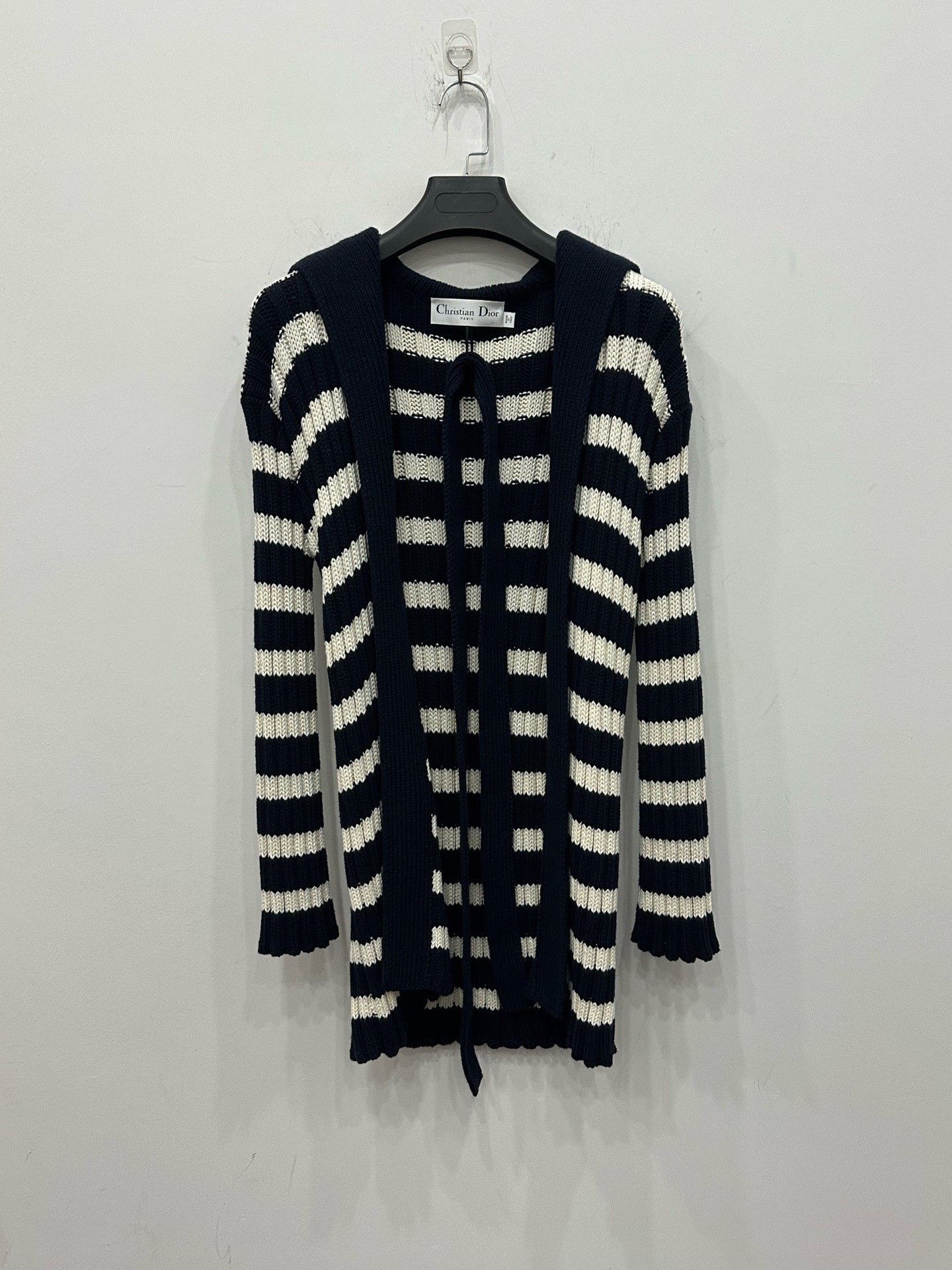 Dior Dior Striped Naval Collar Knit Cardigan Size XS / US 0-2 / IT 36-38 - 2 Thumbnail