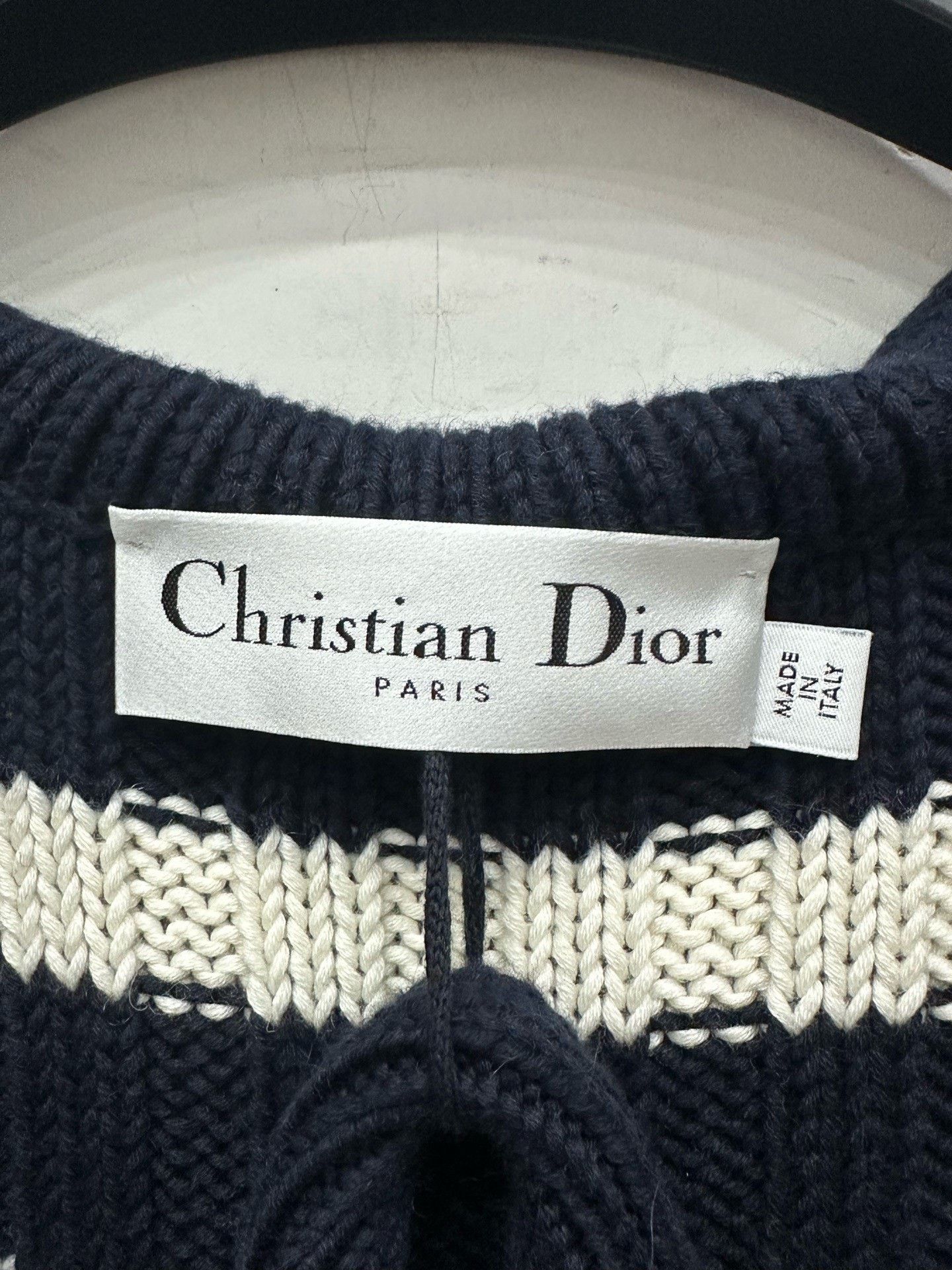 Dior Dior Striped Naval Collar Knit Cardigan Size XS / US 0-2 / IT 36-38 - 4 Thumbnail