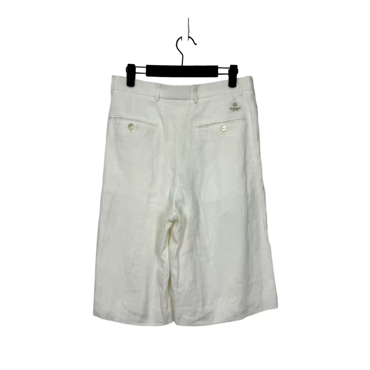 Gucci Gucci Linen Logo Shorts Size US 28 / EU 44 - 2 Thumbnail