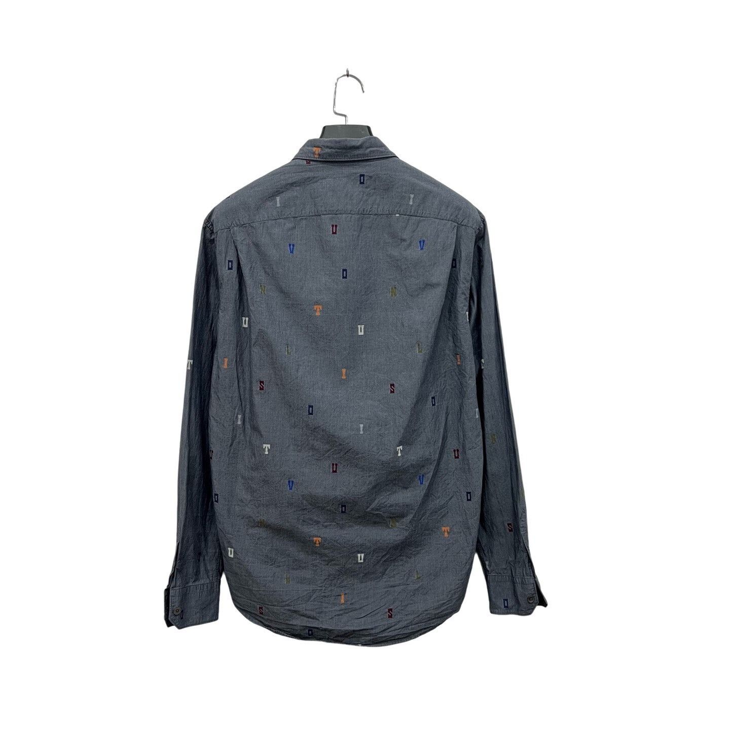 Louis Vuitton Louis Vuitton Gray Monogram Shirt Size US XL / EU 56 / 4 - 3 Thumbnail