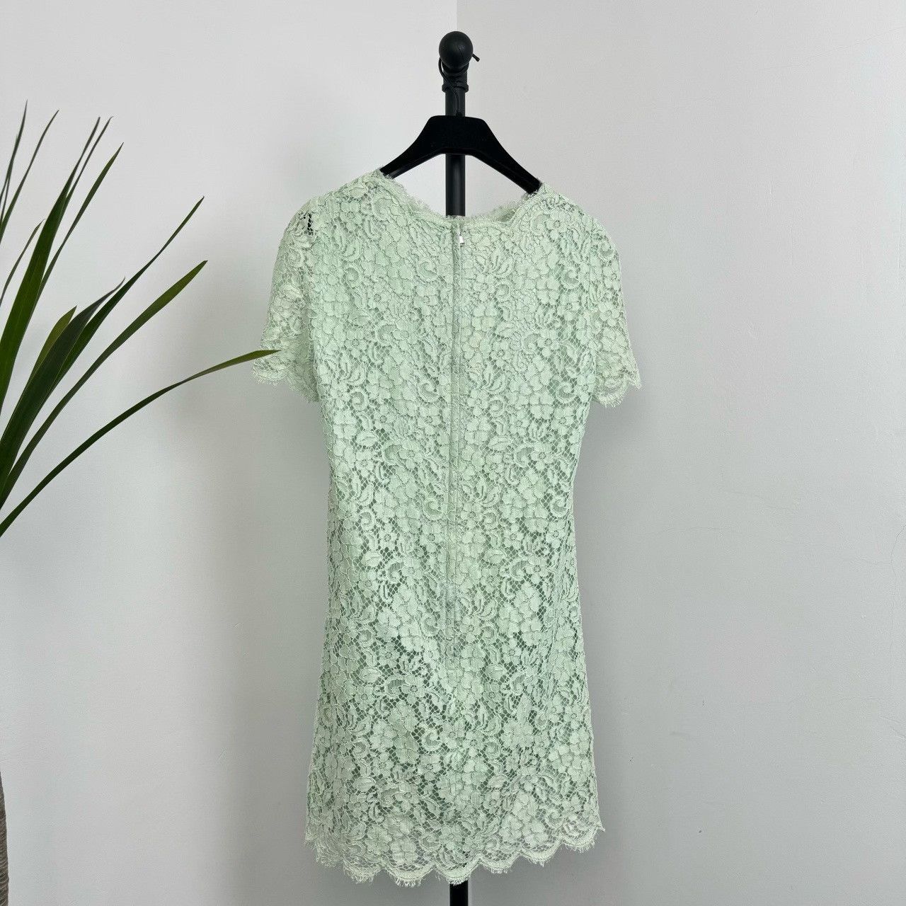 Dolce & Gabbana Dolce & Gabbana Avocado Green Lace Dress Size M / US 6-8 / IT 42-44 - 2 Thumbnail