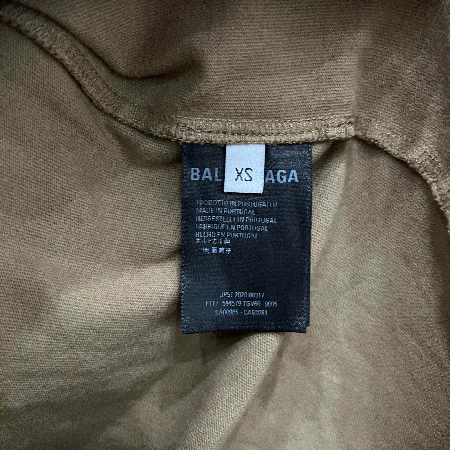 Balenciaga Balenciaga Wheat Logo Print Short Sleeve XS Size US XS / EU 42 / 0 - 5 Thumbnail