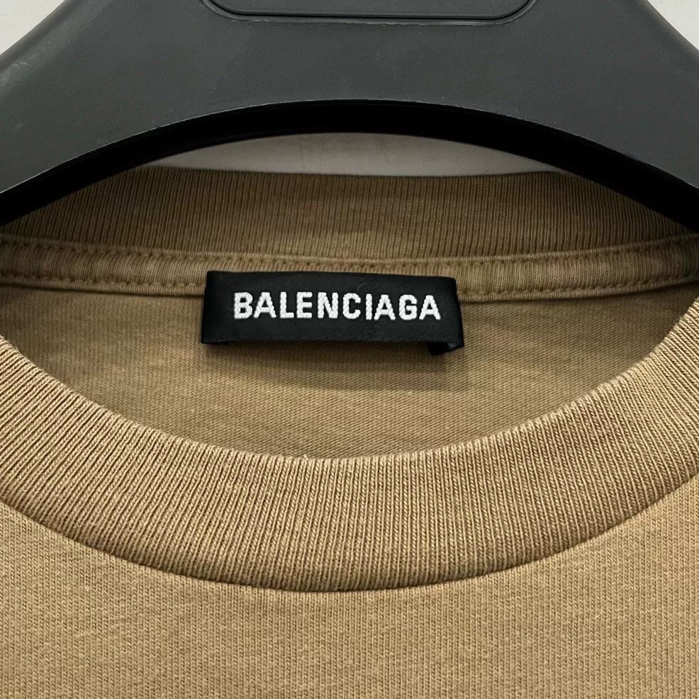 Balenciaga Balenciaga Wheat Logo Print Short Sleeve XS Size US XS / EU 42 / 0 - 4 Thumbnail