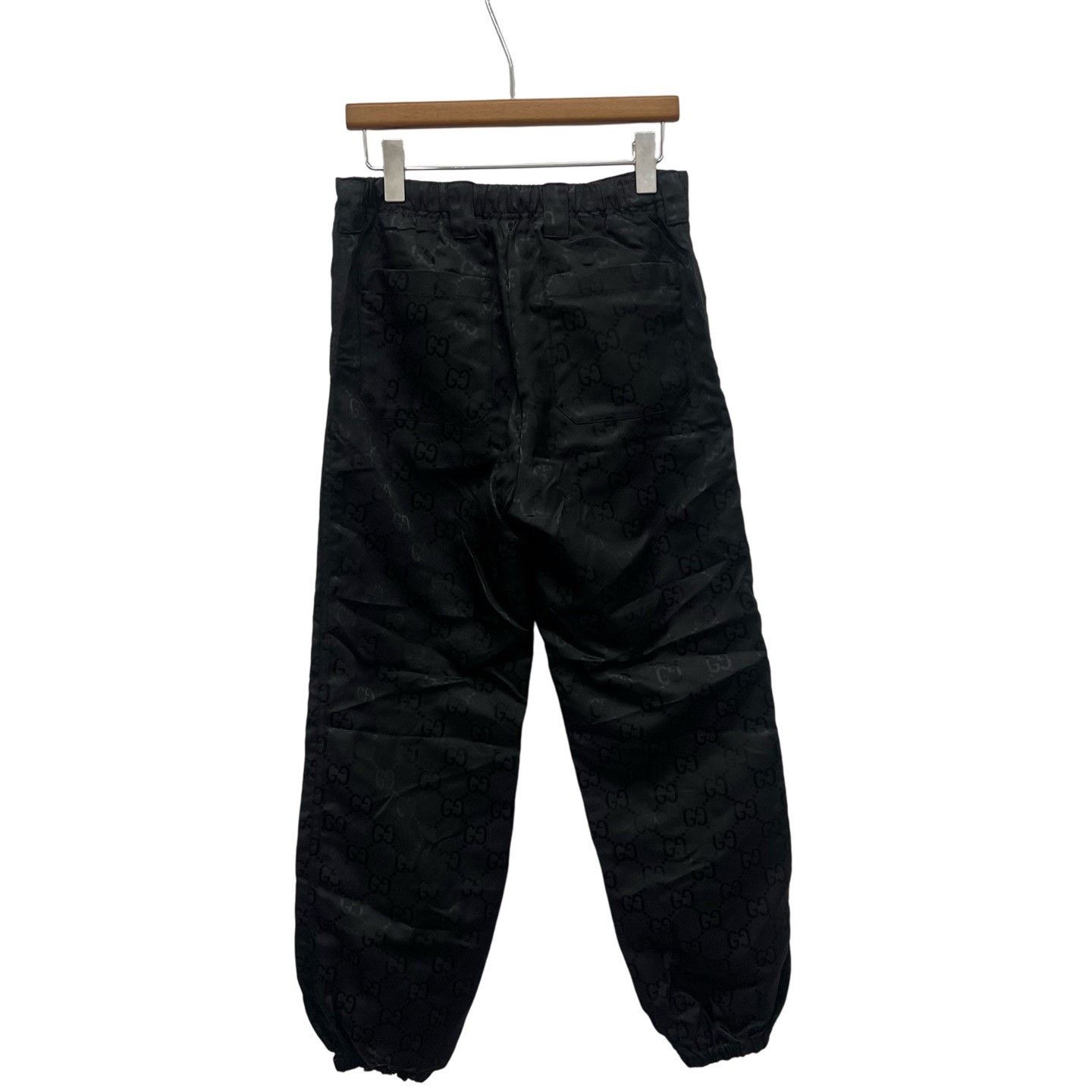 Gucci Gucci Black All-Over Print Trousers Size US 26 / EU 42 - 2 Thumbnail
