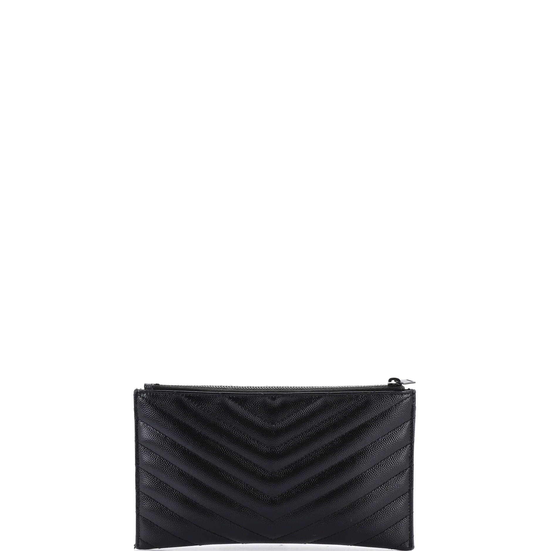 Saint Laurent Paris Classic Monogram Zip Bill Pouch Size ONE SIZE - 3 Thumbnail