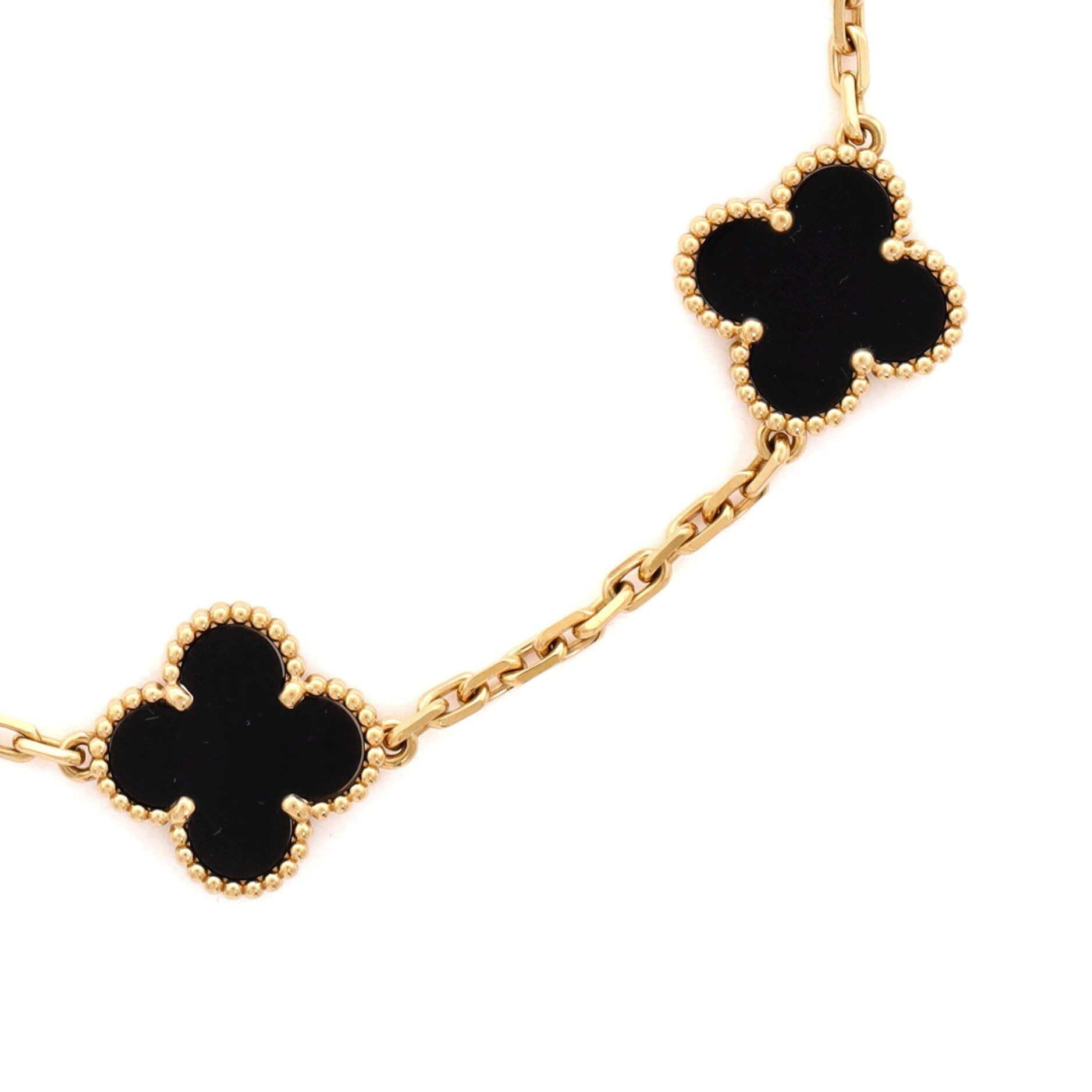 Van Cleef & Arpels Vintage Alhambra 5 Motifs Bracelet Size ONE SIZE - 3 Thumbnail