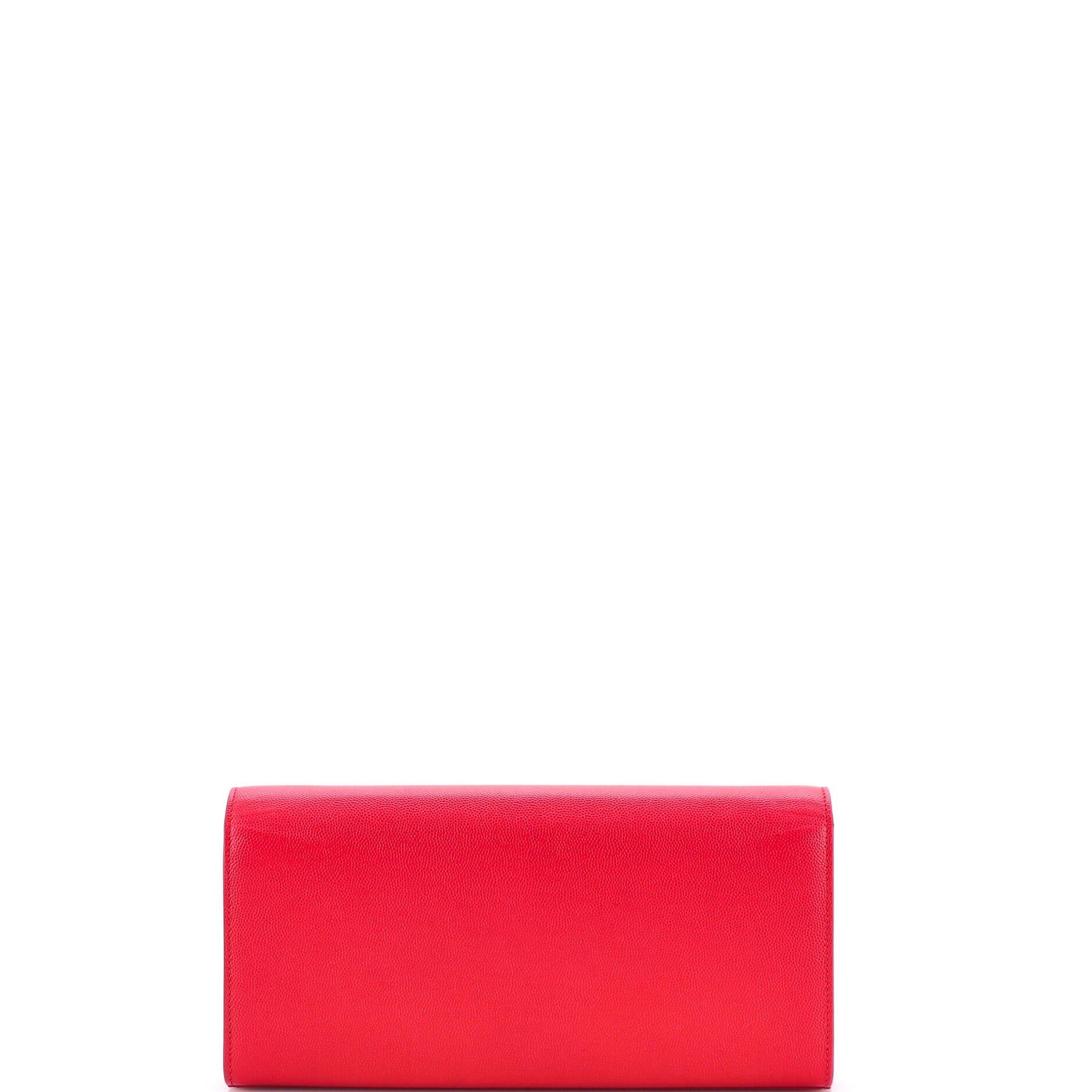Saint Laurent Paris Classic Monogram Clutch Size ONE SIZE - 3 Thumbnail