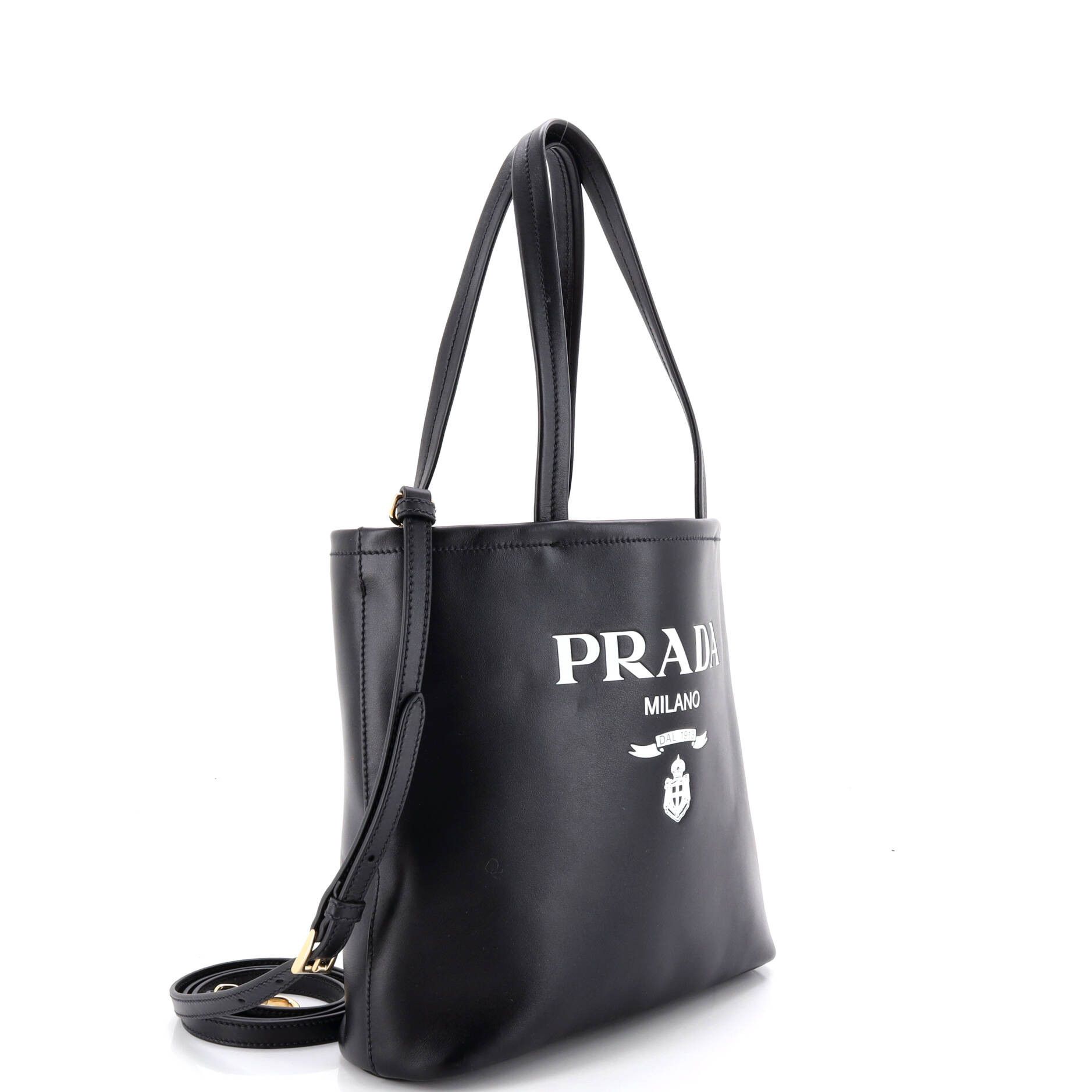 Prada Logo Convertible Open Tote Size ONE SIZE - 2 Thumbnail