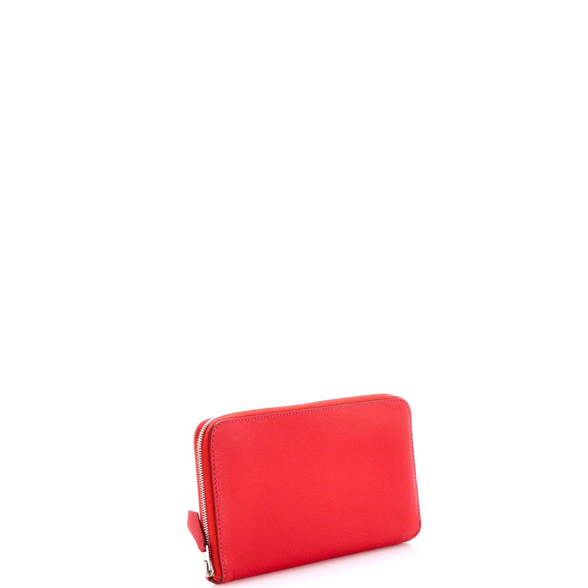 Hermes Azap Zip Around Wallet Size ONE SIZE - 2 Thumbnail
