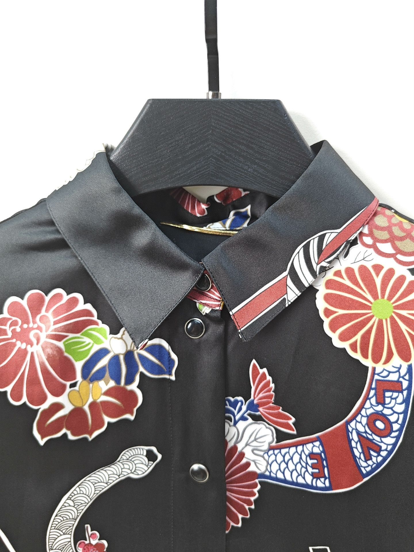 Saint Laurent Paris YSL Saint Laurent Floral Print Long Sleeve Shirt Size XS / US 0-2 / IT 36-38 - 4 Thumbnail